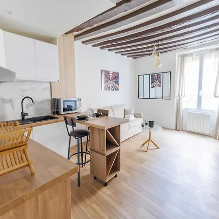 בית נופש Cozy Studio- Mouffetard Jardin Du Luxembourg- Mobility Lease
