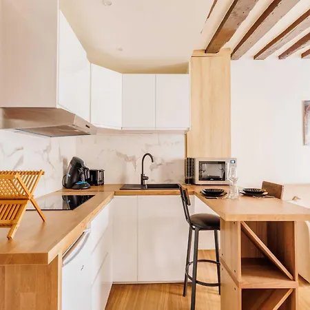 Cozy Studio- Mouffetard Jardin Du Luxembourg- Mobility Lease בית נופש *